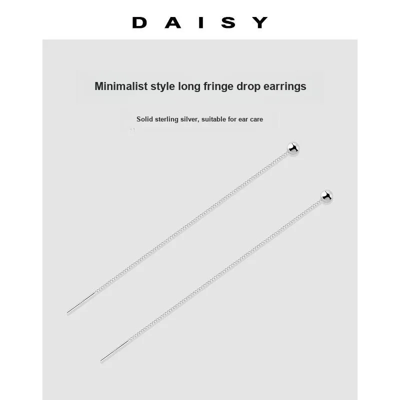 Daisy Dream 999 Fine Silver Earrings Women's-4