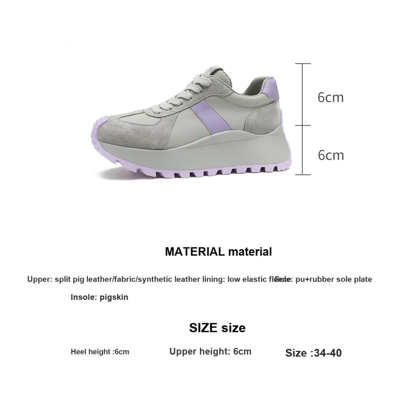 D FUSE SCANDINAVIA Lightweight Warm Low Top Chunky Sneakers Women's-12