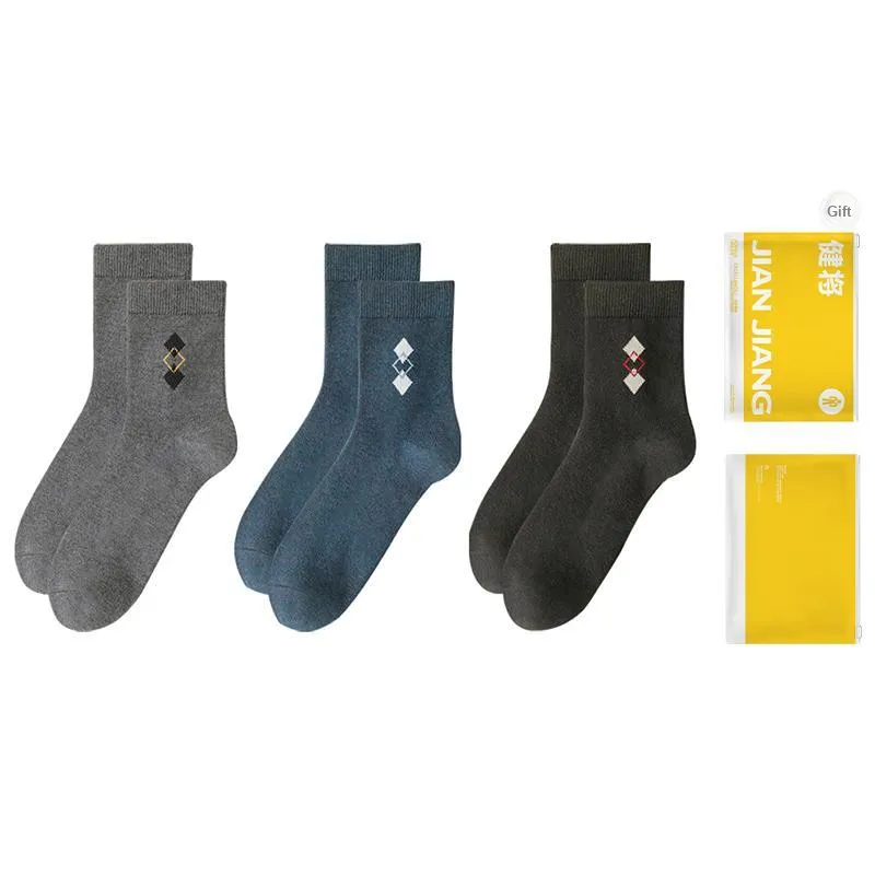 Master Mid Calf Socks Men's Shopping Bag Combo Set-11