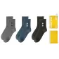 [3 Pack]Black Gray+Sapphire Blue+Black
