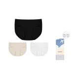미드라이즈 - 블랙 스킨 컬러 화이트