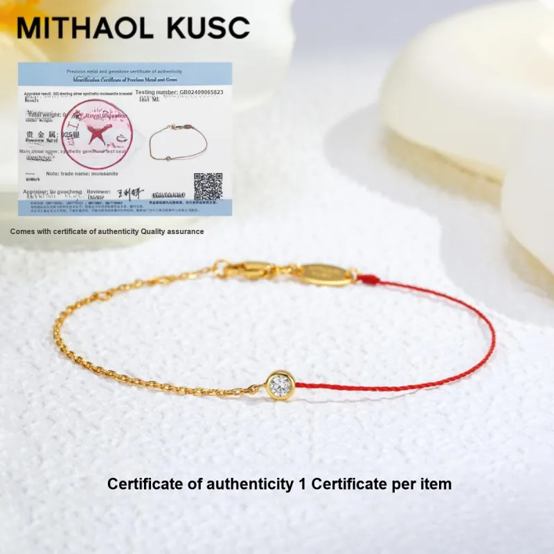 MITHAOL KUSC 18K Gold Plated Silver Bracelets Women's-3