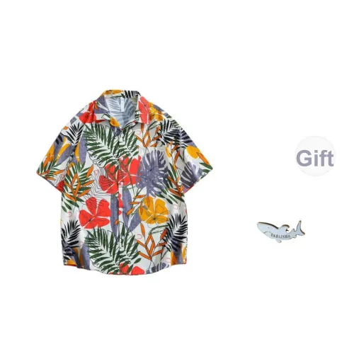 DABAISHA Рубашка Мужская Бордо Красный