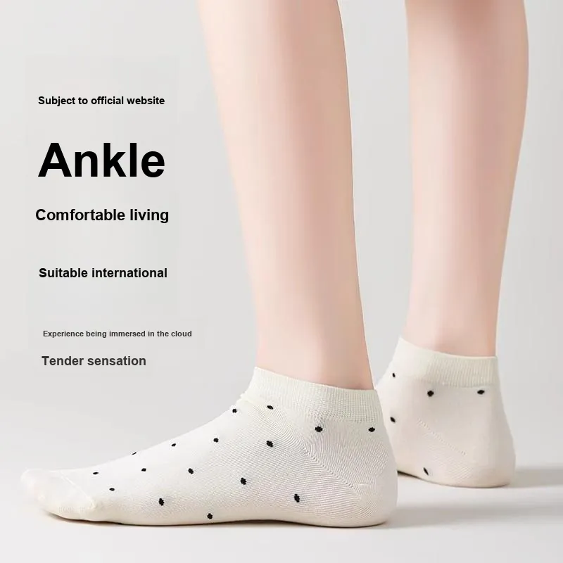 XIA.WA.ZHI.XIU Ankle Socks Women's Shopping Bag 7 Pack-14