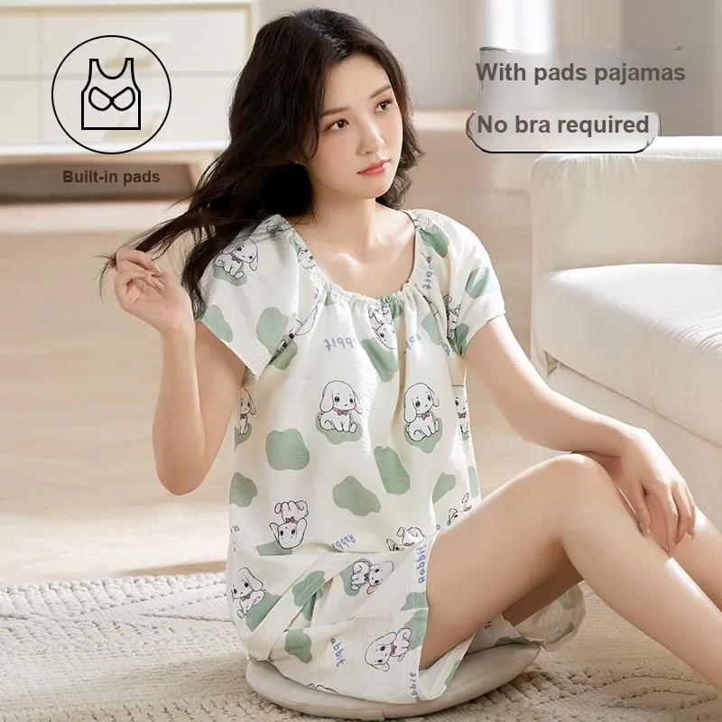 Top Melon Pajama Set Women's Image Color-3