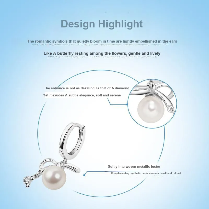 Disney S925 Silver Earrings Women's-4