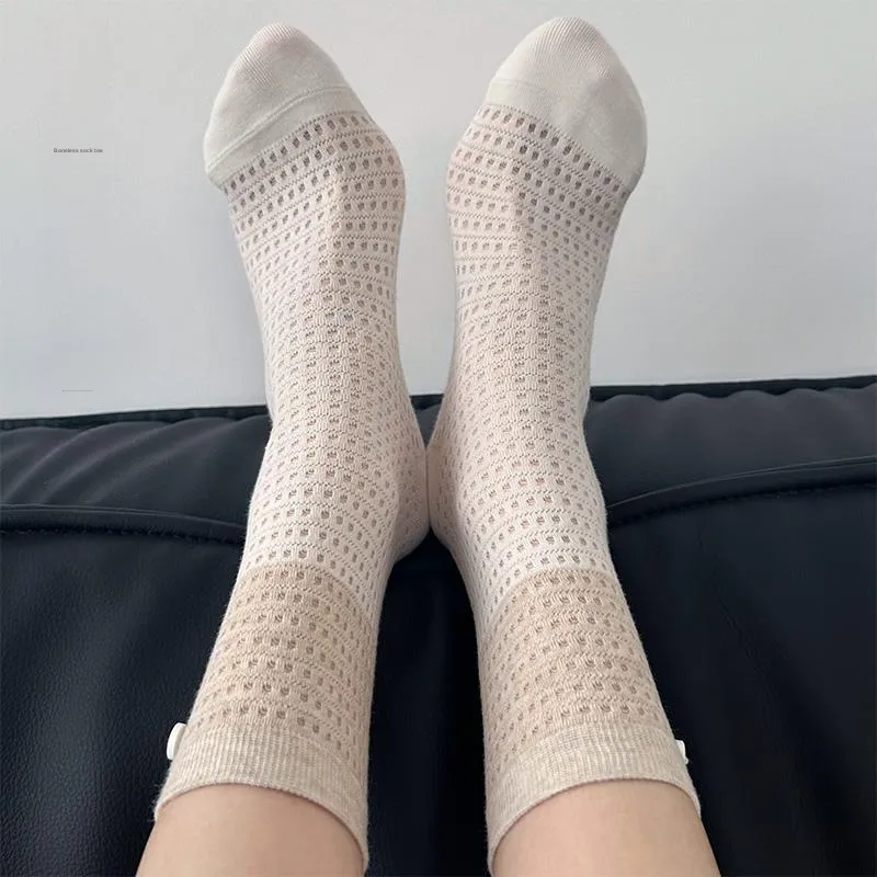 Moremoli Mid Calf Socks Women's Shopping Bag 2 Pack-1