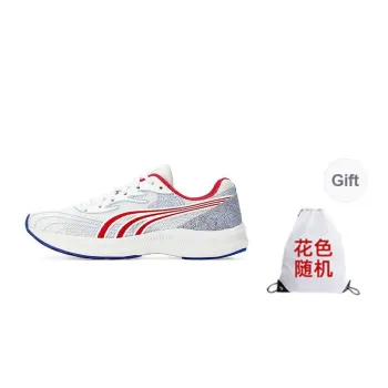DO WIN Journey To The Second Generation Running Shoes Unisex Low Top White Red