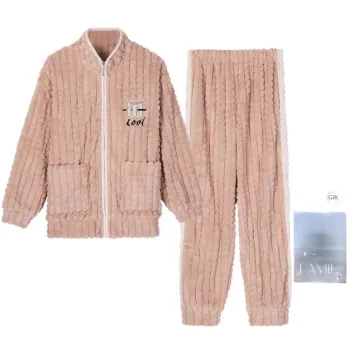 Lan Miao Pajama Set Women's Shopping Bag Cherry Blossom Pink