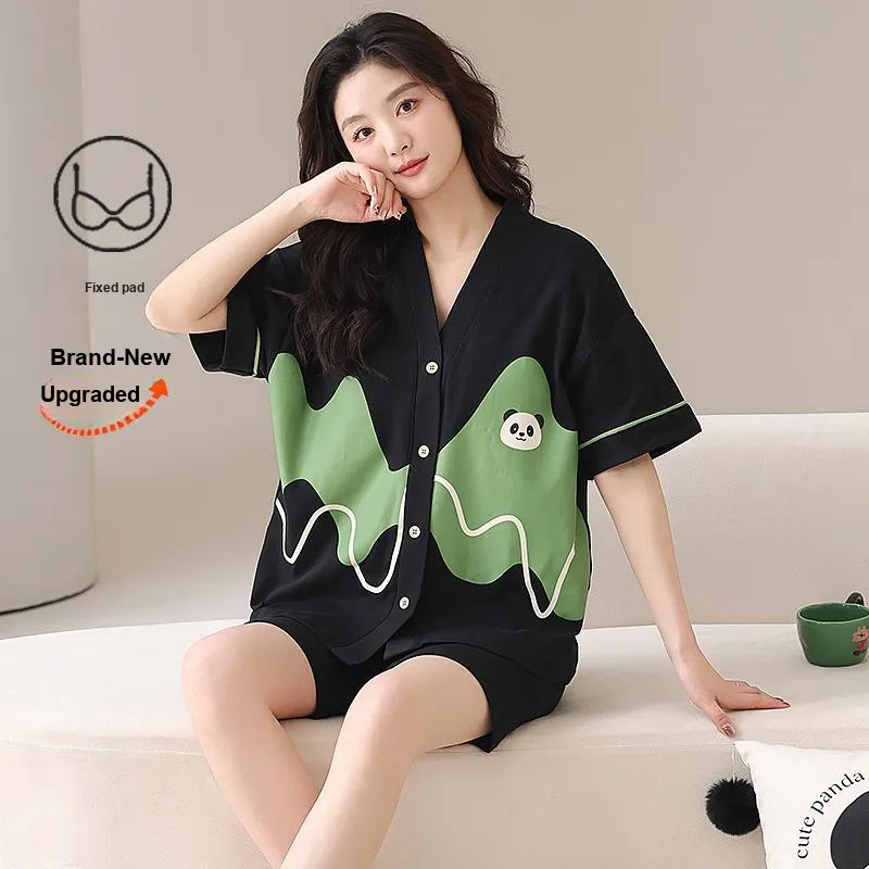 Vine Color Women's Pajama Sets-3