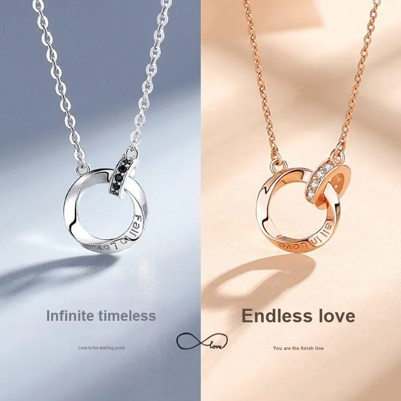 Roaelove S925 Silver Necklaces Unisex-1