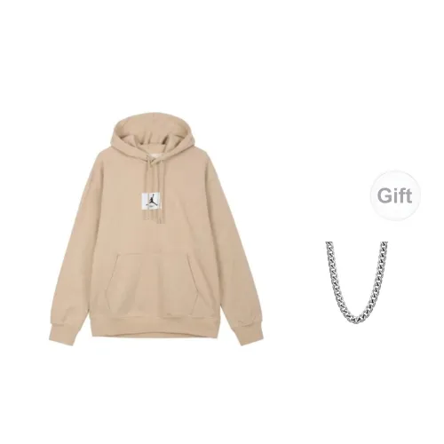 Jordan Sweatshirts Unisex Khaki + Gift Necklace