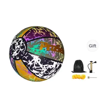 ProSelect PU Basketball Multicolor Size 5/7 Training Reflective Unisex