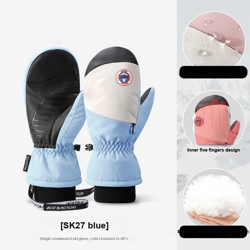 SINGLELADY Ski Gloves-1