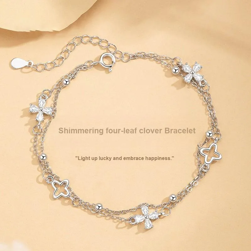 DAWO S925 Silver Bracelets Women's-2