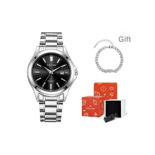 Clip Clop Кварцевый механизм нержавеющая сталь ремешок мужские часы многоцветный циферблат часов