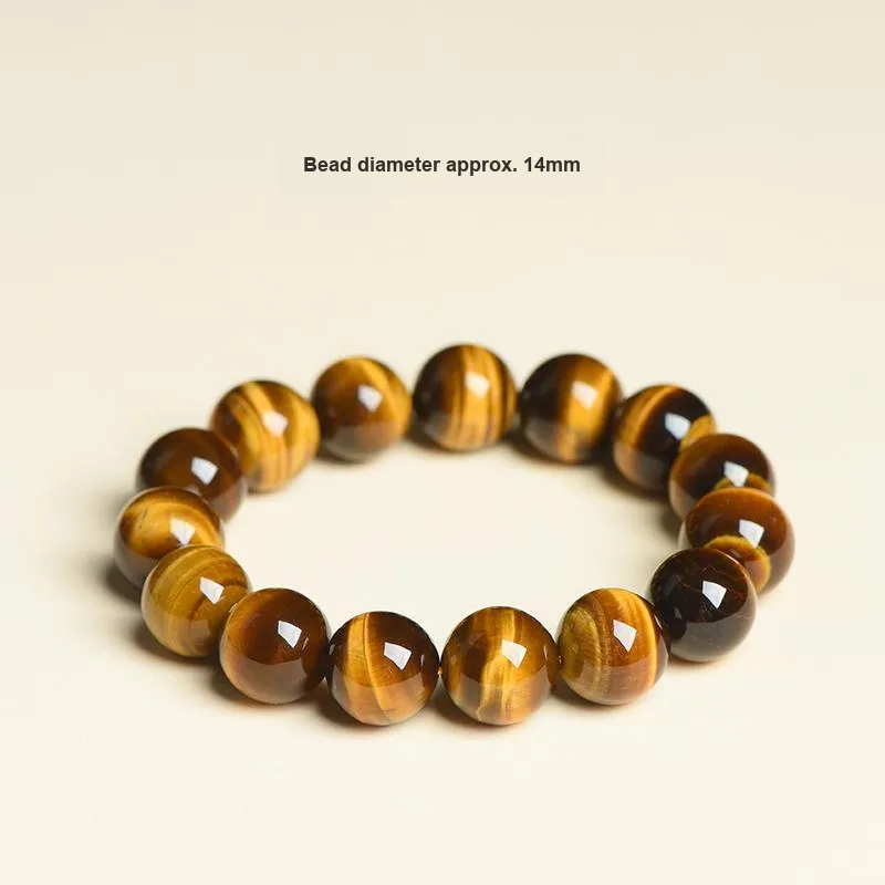 JIUHUASHAN Tiger's Eye Stone Bracelets Unisex-10