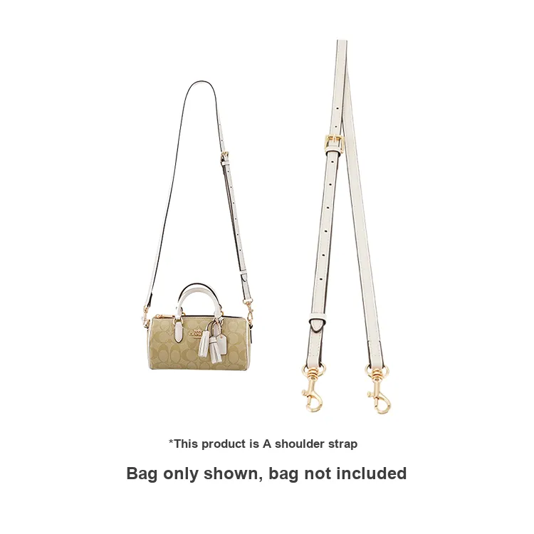 Lan Bao Fan Imported Microfiber Crossbody Back Clip on Accessory Women's Ecru