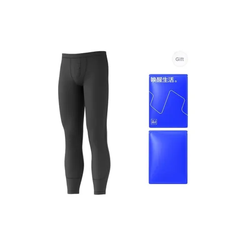 HLA Черный Серый 8004 Мужские Термобрюки