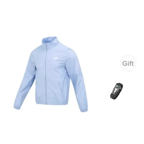 Nike Club Jackets Men Blue With Wristband Included