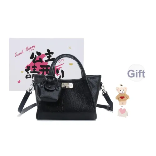 BUHOWE ПУ (полиуретан) Сумка Женская Черная