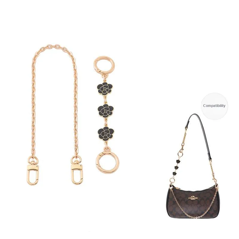 Gloya Alloy Decorative Chain Bag Accessory Women's Gold Tone-36