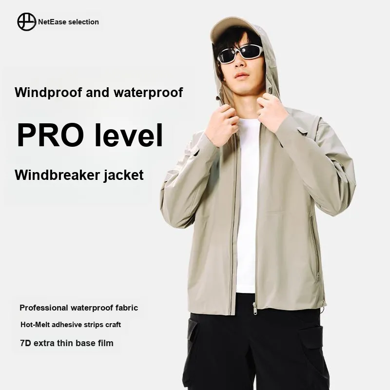 NETEASE Water-Resistant Windproof Quick Dry Windbreaker Jacket Unisex-2