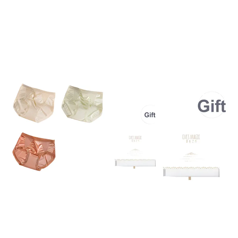 XIA.WA.ZHI.XIU Underpants Women's Shopping Bag 3 Pack-36