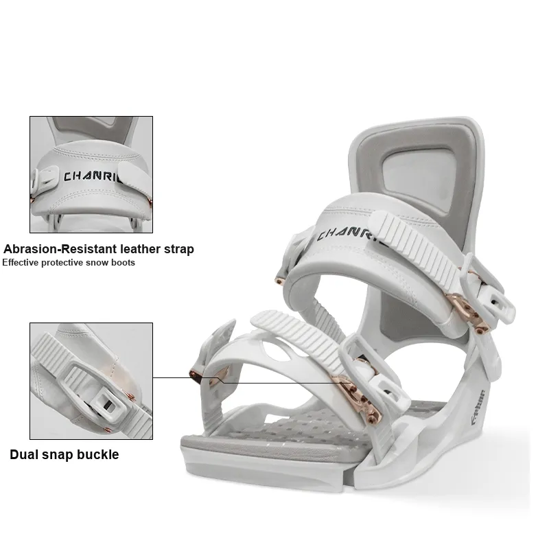 Snow Know The Answer SKTA X CHANRICH Single Snowboard Ski Bindings Unisex-4