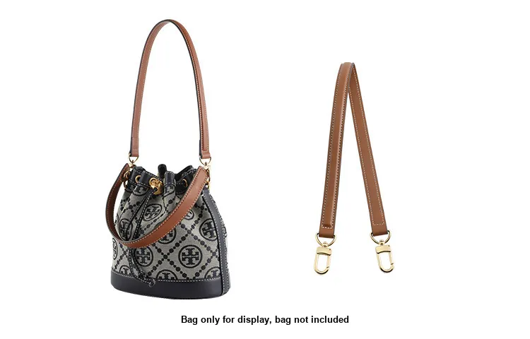 Luxury Care Artisan Workshop Microfiber Bucket Bag Shoulder Bag Shoulder Strap Bag Strap Women's Brown