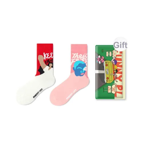 PL Носки Crew Унисекс Сумка для покупок 2 упаковки Смешанные цвета