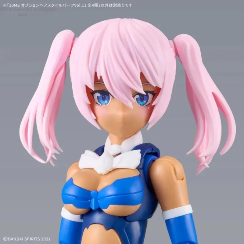 BANDAI 30MS Hair Accessories Vol.11 All 4 Types Double Ponytail 8 Pink 1 Model Accessories-3