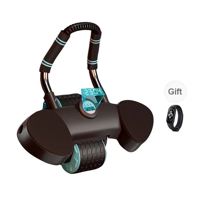 SMVP Abdominal Roller Fitness Equipment Automatic Rebound Tummy Tucking Magic Household Ab Roller-19