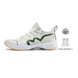 White Green+Sports Socks