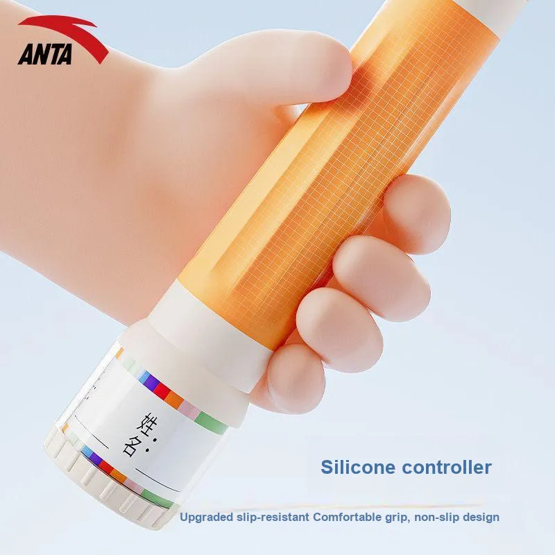 Anta Fitness Training Non Countable Jump Ropes Kids PU Rope, Silicone Controller 3m Orange With Fruit Pieces-6