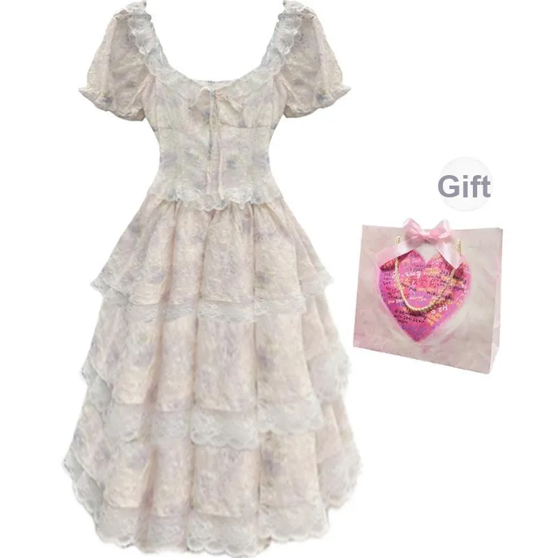 Peaches Peaches Short Sleeved Dress Women's-19