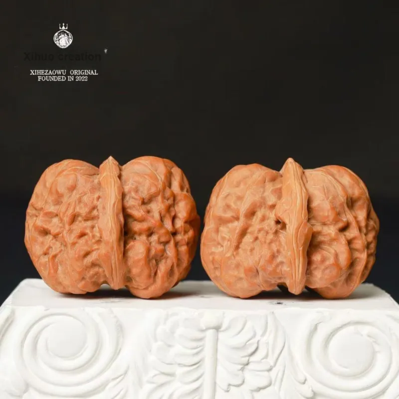 Xihe Core Creation Walnut Fine Handicraft Collectible Unisex-2