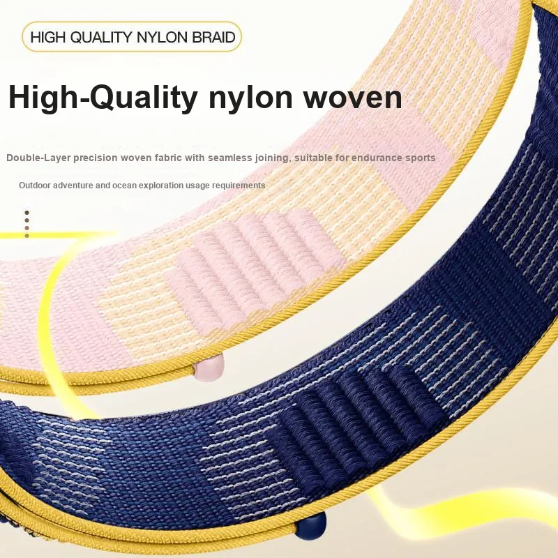 IBOANN Watch Band Huawei Compatibility 22.5cm Nylon Material-1
