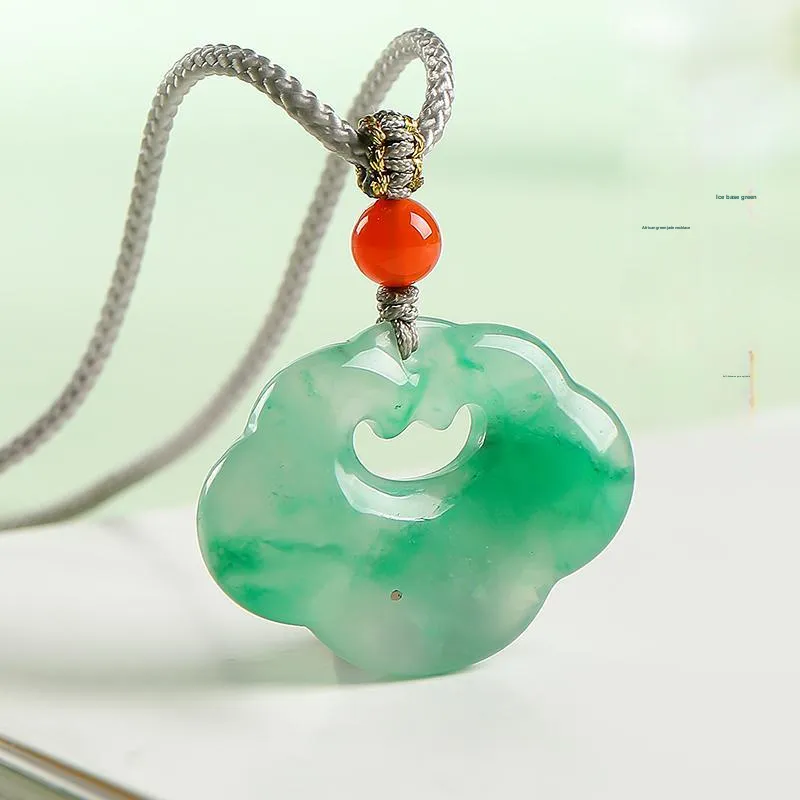 With The Heart Of The Jade African Emerald Necklaces Unisex-4