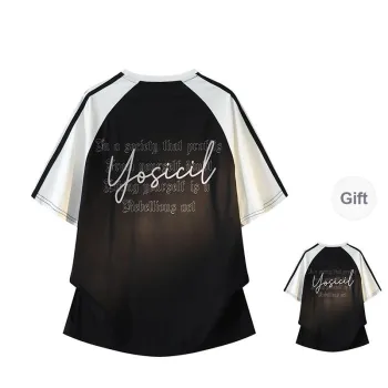 YOSICIL T Shirt Unisex Black White