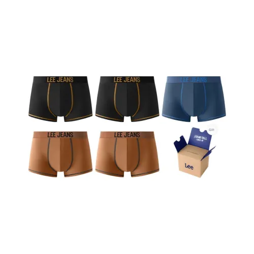 Ли совместный модель Brilliant Нижнее белье Подарочная коробка Мужской 5 пар