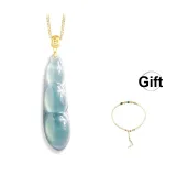 Blessing Bean Necklace+Wealth Crystal Bracelet
