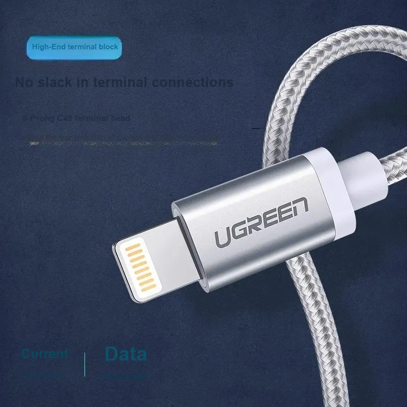 UGREEN A To Lightning Compatibility Apple MFi Charging Cable Cables-7