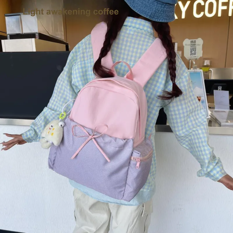 Parker Bear Nylon Backpack Regular Unisex Multicolor-17