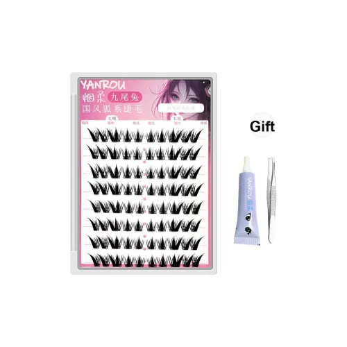 YANROU Коллекция животных Лиса Серия Искусственные ресницы Ninetales Кролик Укрепляющий Стиль