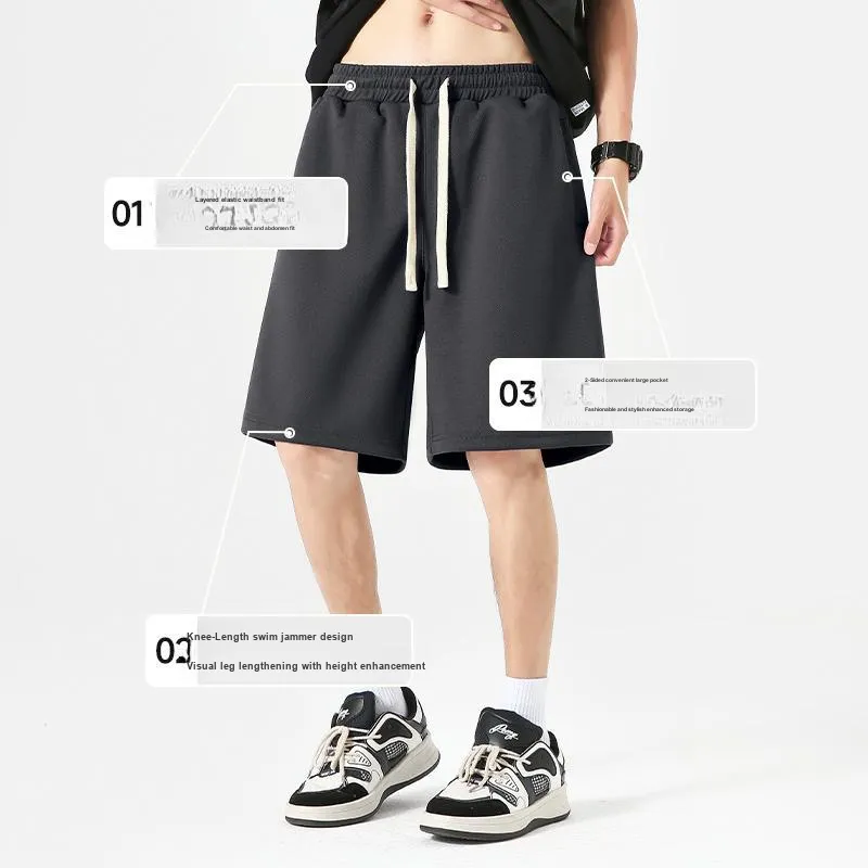 Red bean Casual Shorts Unisex-15