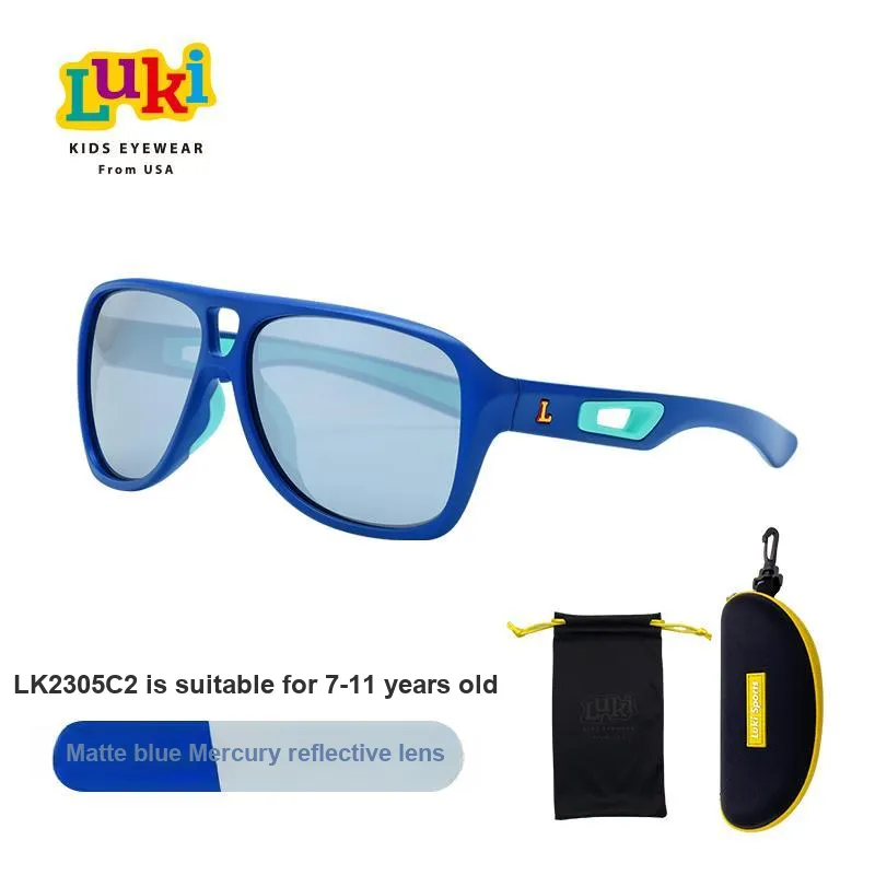 LUKI TR/Memory Plastic Aviator Sunglasses Kids'-14