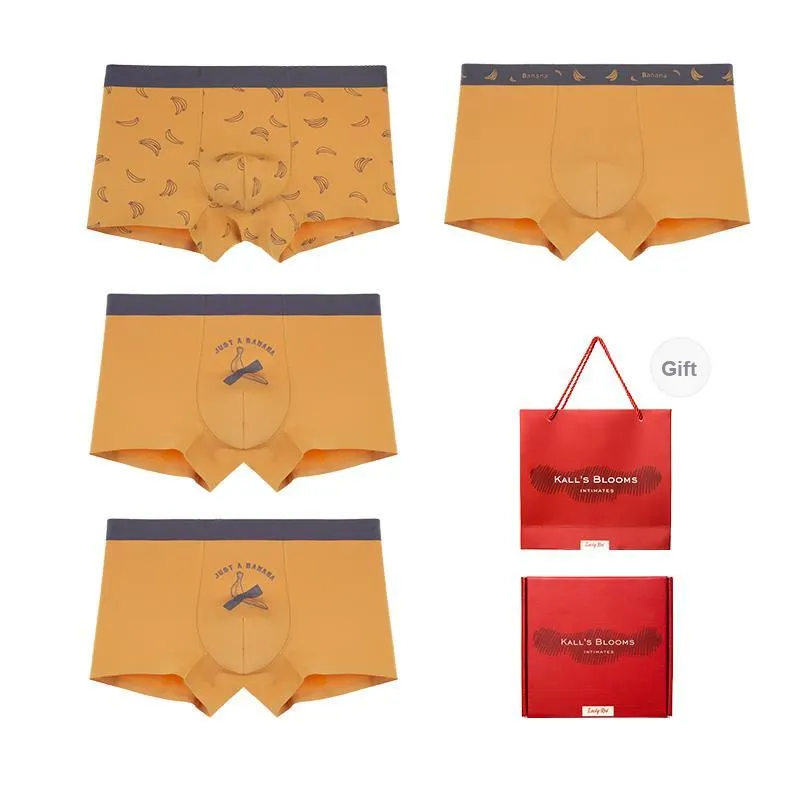 Maiden House Underwear Gift Box Men's 4 Pack Gift Box Set-7