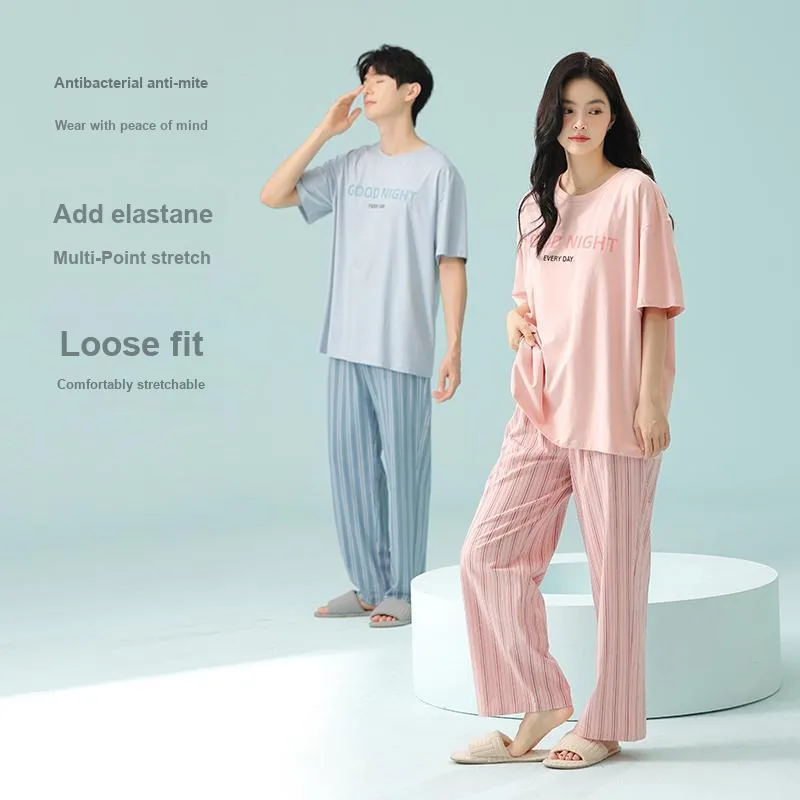 WANANNI Pajama Set Men's Sky Blue-2
