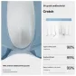 Light Gray/Light Blue/White/Dark Gray 9588 (4 Pack)